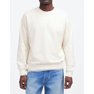 Madewell The McCarren Sweatshirt Midweight Crewneck Ivory NWT M
